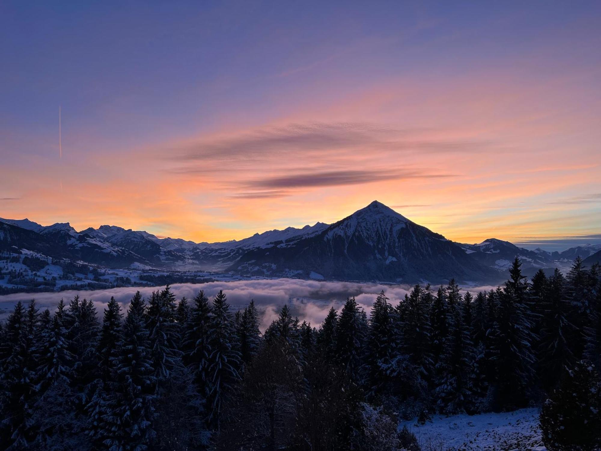 Chalet Friesli Beatenberg Bagian luar foto